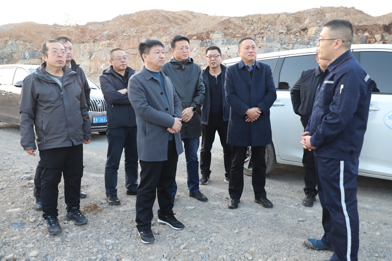山西省自然资源厅督导组莅临晋城山水合聚公司矿山进行实地调研