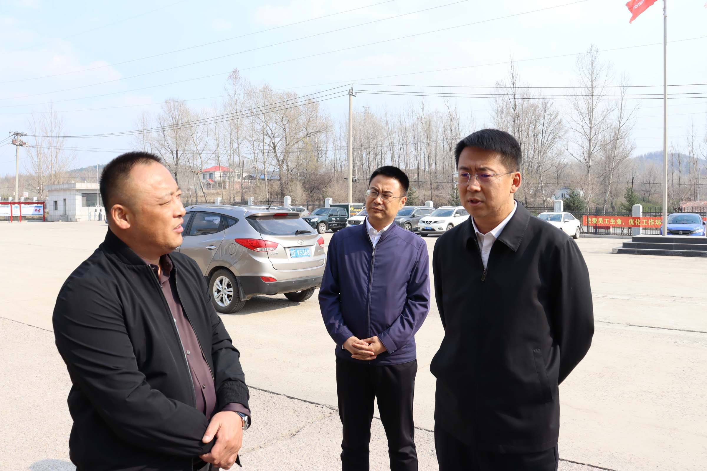 江源区委书记潘国强到白山公司调研安全生产工作